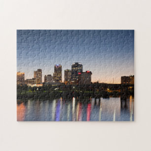USA, Arkansas, Little Rock, City Skyline Jigsaw Puzzle