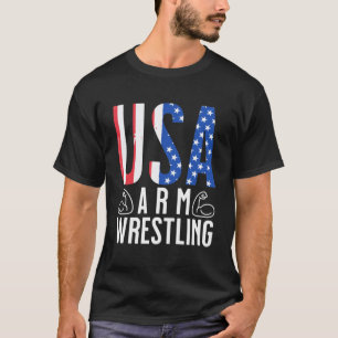 USA Arm Wrestling Arm Wrestling T-Shirt
