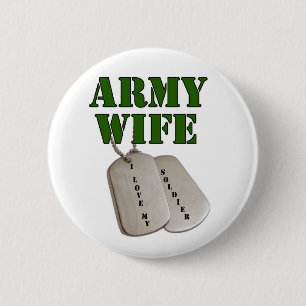 usa-army wife-tags 6 cm round badge