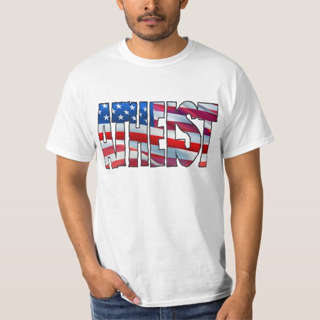 USA ATHEIST - T-Shirt (Front)
