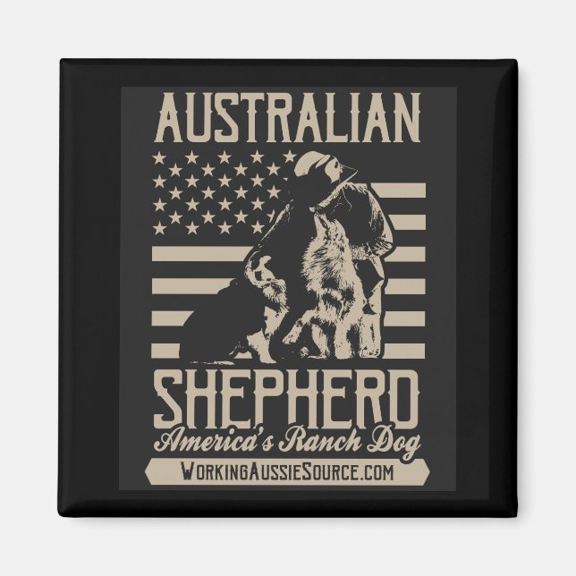 USA Aussie magnet (Front)