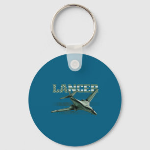 Usa B1 Lancer Military Jet Bomber Airplane Key Ring