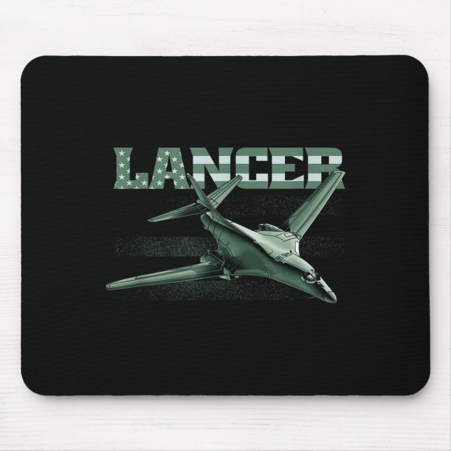 Usa B1 Lancer Military Jet Bomber Airplane  Mouse Mat (Front)
