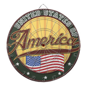 USA Badge Dartboard
