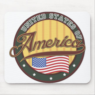 USA Badge Mouse Mat