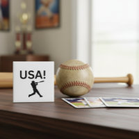 USA baseball player using dot as a ball