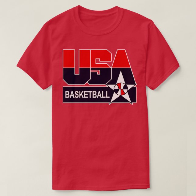 USA Basketball Dream Team 92 Retro 1 T-Shirt (Design Front)