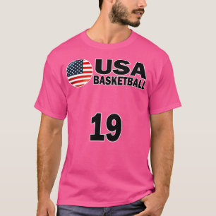 USA Basketball Number 19 Tshirt Design