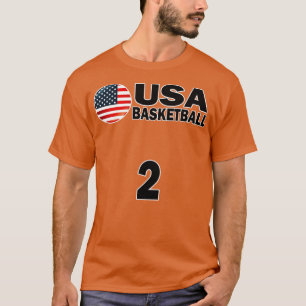 USA Basketball Number 2 Tshirt Design