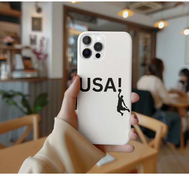 USA basketball player iPhone Case (Creator Uploaded)