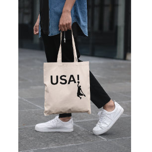 USA basketball player Tote Bag