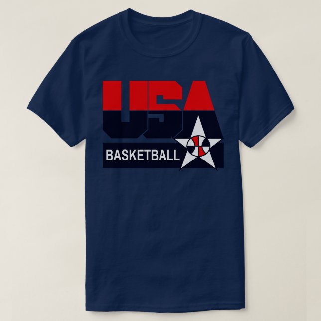 USA Bball Basketball Kids Hoodie T-Shirt (Design Front)