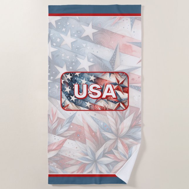 USA Beach Towel (Front)