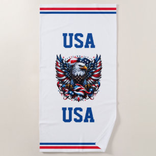 USA Beach Towel