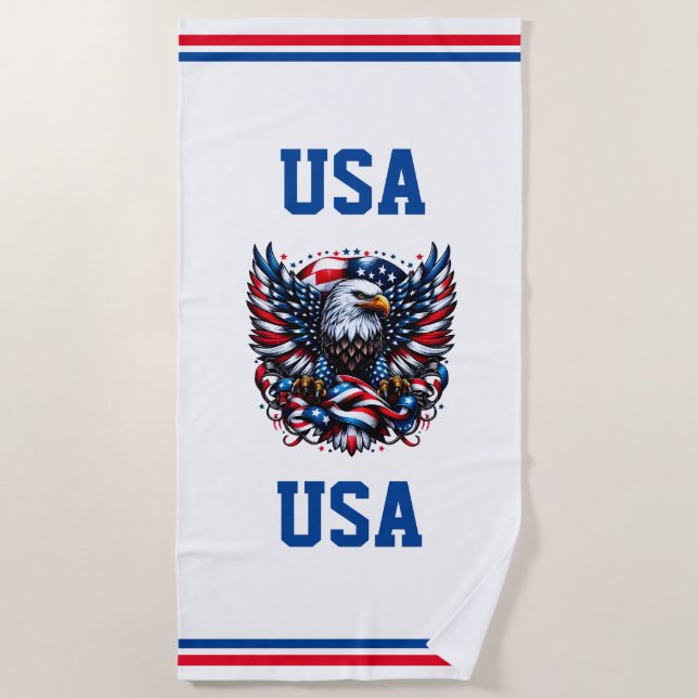USA Beach Towel (Front)