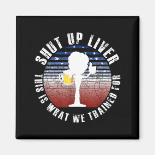 USA Beer Drinking Team Funny Day American Gift Magnet