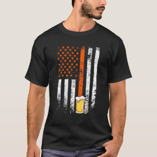 Usa Beer Father Day Men Beer Drinker 2 T-Shirt