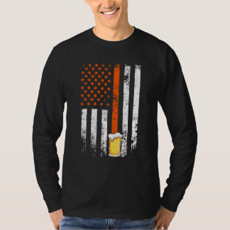 Usa Beer Father Day Men Beer Drinker 2 T-Shirt