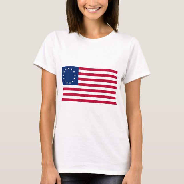 USA Betsy Ross Flag T-Shirt (Front)