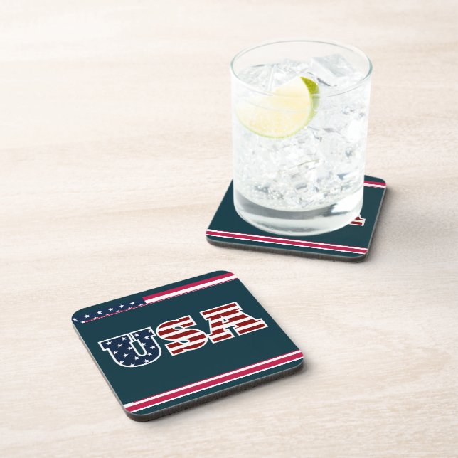USA Beverage Coaster (Right Side)