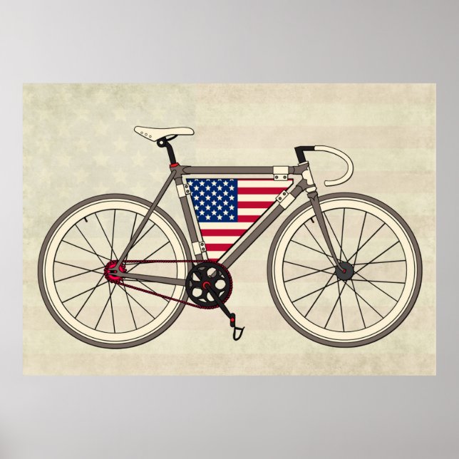 USA Bike poster (Front)