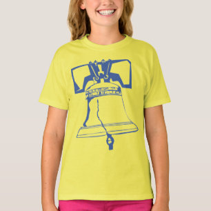 USA-Blue Liberty Bell T-Shirt
