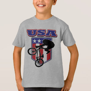 USA-BMX Biker T-Shirt