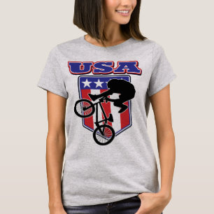 USA-BMX Biker T-Shirt