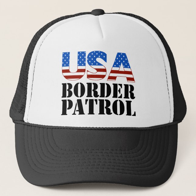 USA Border Patrol Trucker Hat (Front)