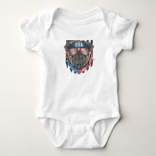 USA Bulldog  Baby Bodysuit