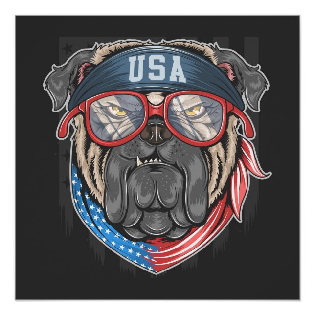 USA Bulldog Poster (Front)