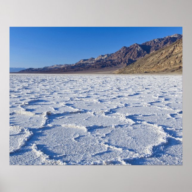 USA, CA, Death Valley NP, Salt Formations at Poster (Front)