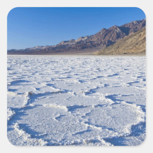 USA, CA, Death Valley NP, Salt Formations at Square Sticker
