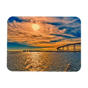 USA, CA, San Diego-Coronado Bay Bridge Magnet