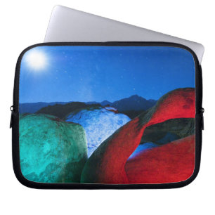 USA, California, Alabama Hills, Night photo of Laptop Sleeve