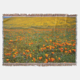USA, California, Antelope Valley California Throw Blanket