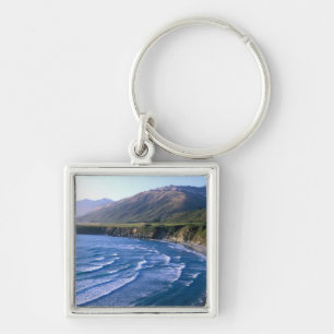 USA, California, Big Sur, bay along Highway 1. Key Ring