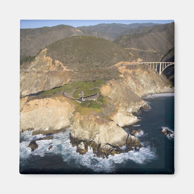 USA. California. Big Sur. Bixby Bridge Magnet (Front)