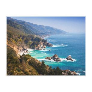 USA, California. California Coast, Big Sur Canvas Print