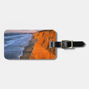 USA, California, Cliffs At Pescadero State Beach Luggage Tag