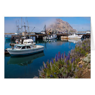 USA, California. Docked Boats At Morro Bay