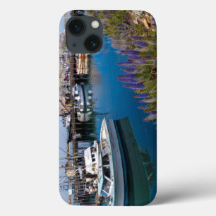 USA, California. Docked Boats At Morro Bay iPhone 13 Case