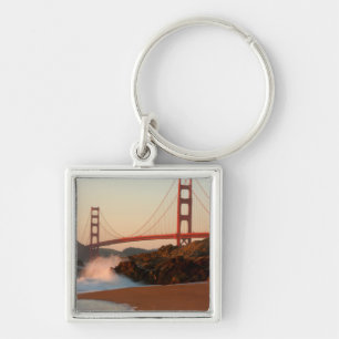 USA, California. Golden Gate Bridge View Key Ring