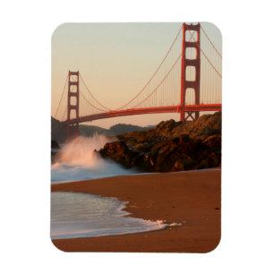 USA, California. Golden Gate Bridge View Magnet