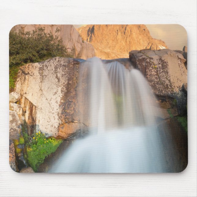 USA, California, Inyo National Forest. Waterfall Mouse Mat (Front)