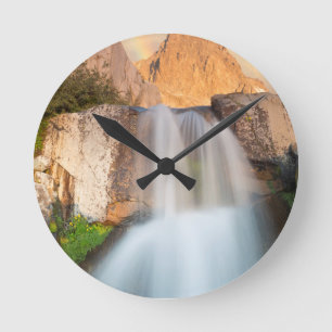 USA, California, Inyo National Forest. Waterfall Round Clock