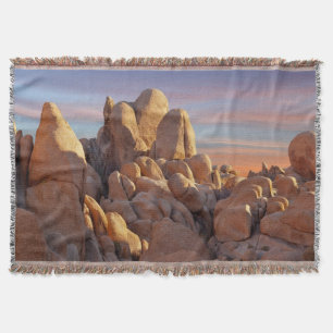 USA, California, Joshua Tree National Park Throw Blanket
