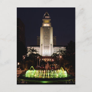 USA - California - Los Angeles - City Hall Postcard