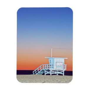 USA, California, Los Angeles, Santa Monica Beach Magnet