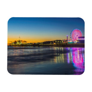 USA, California, Los Angeles, Santa Monica Pier Magnet
